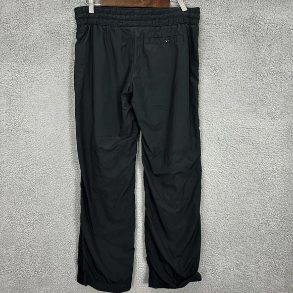 Nike Sportswear Track Pants‎ Mens Small Black Spell Out Logo Swoosh Vtg 90s - Picture 5 of 7